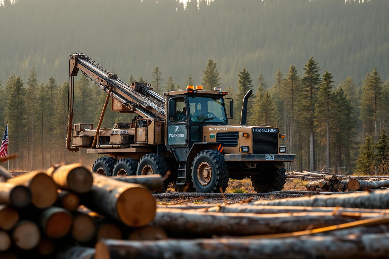 240-hectare boreal harvest
